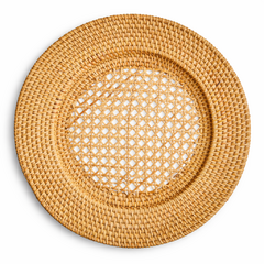 Rattan Honey Charger