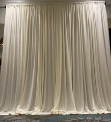 Pipe and Drape 18'W x 12'H - Ivory
