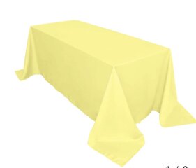 Yellow Polyester Linen 90