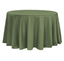 Willow Green Polyester Linen 120