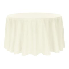 Ivory Polyester Linen 108