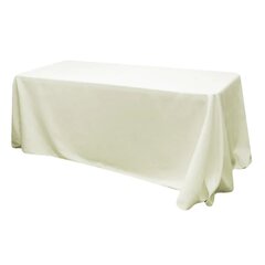 Ivory Polyester Linen 90