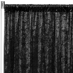 Pipe and Drape 10'W x 12'H Black velvet
