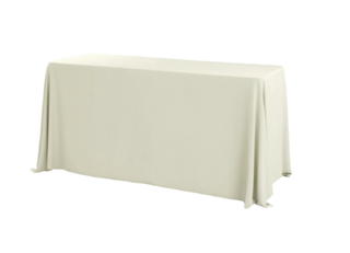 Ivory Polyester Linen 90