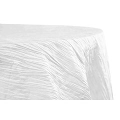 Pleated Crush White Linen 108