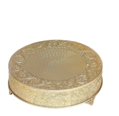 Gold Round Cake Stand
