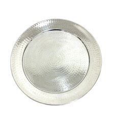 Hammered Round Service Tray S/S 19