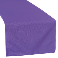 Purple Polyester Table Runner