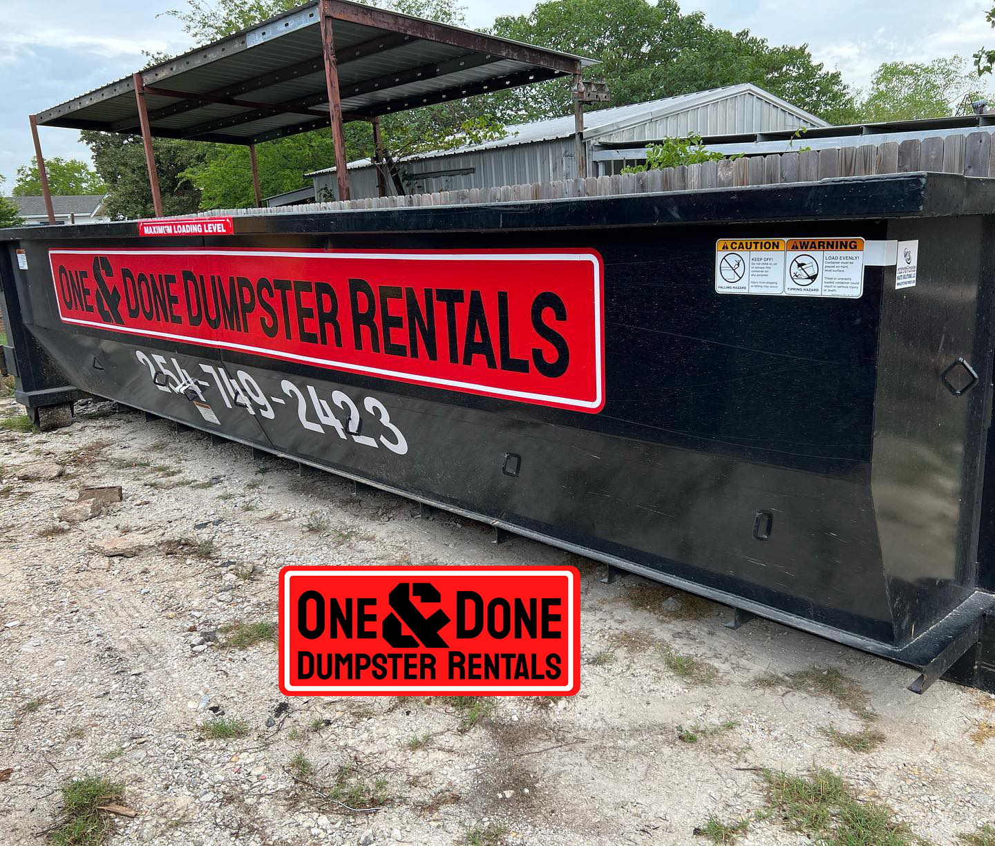 Dumpster Rental One and Done Dumpster Rentals Marlin TX