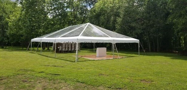 30 X 50 CLEAR TOP FRAME TENT