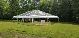 30 X 50 CLEAR TOP FRAME TENT