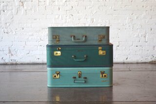 Teal Luggage