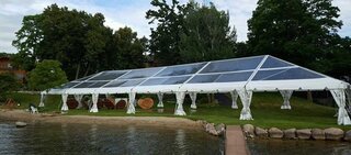 30 X 80 CLEAR TOP FRAME TENT