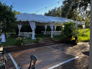Sheer Tent Leg Drapes (1 Leg)