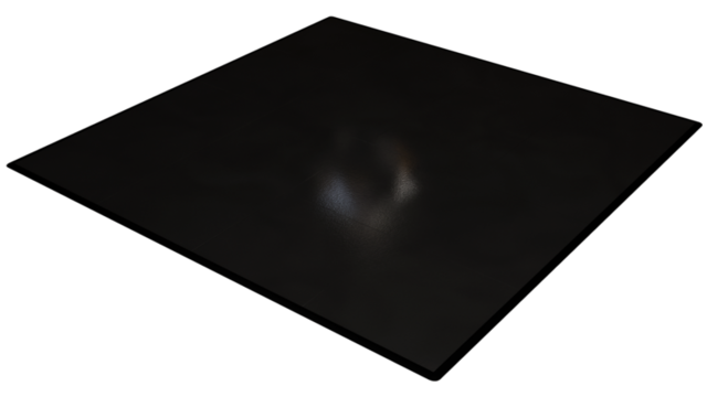 12x12 Black Floor