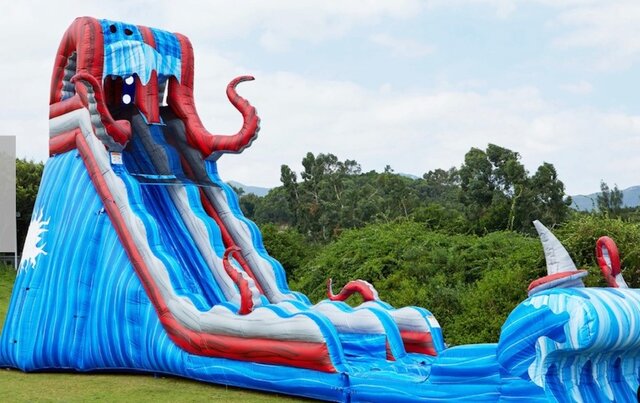 23ft Ocean Battle Water Slide