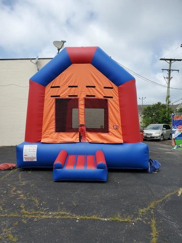 Blue Bounce House