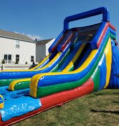 20' Fun Inflatable Dual Slide w/ Water