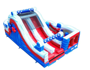 Red, White and Blue Obstacle Course 60'