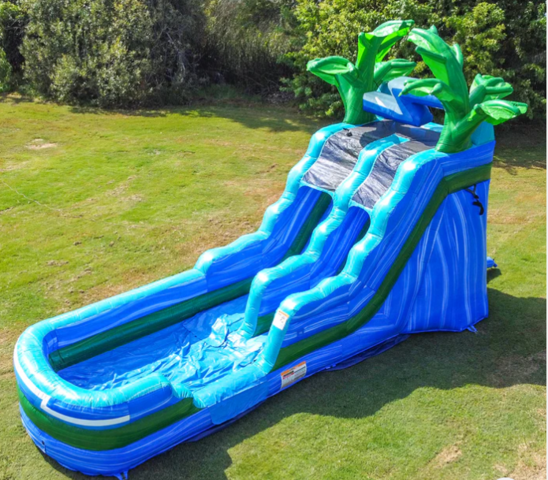 Tropical Paradise 15' Single Lane Slide - WET