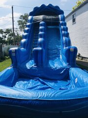 Blue Wave Marble Waterslide