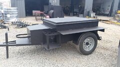 Wood Fired Trailer Grill