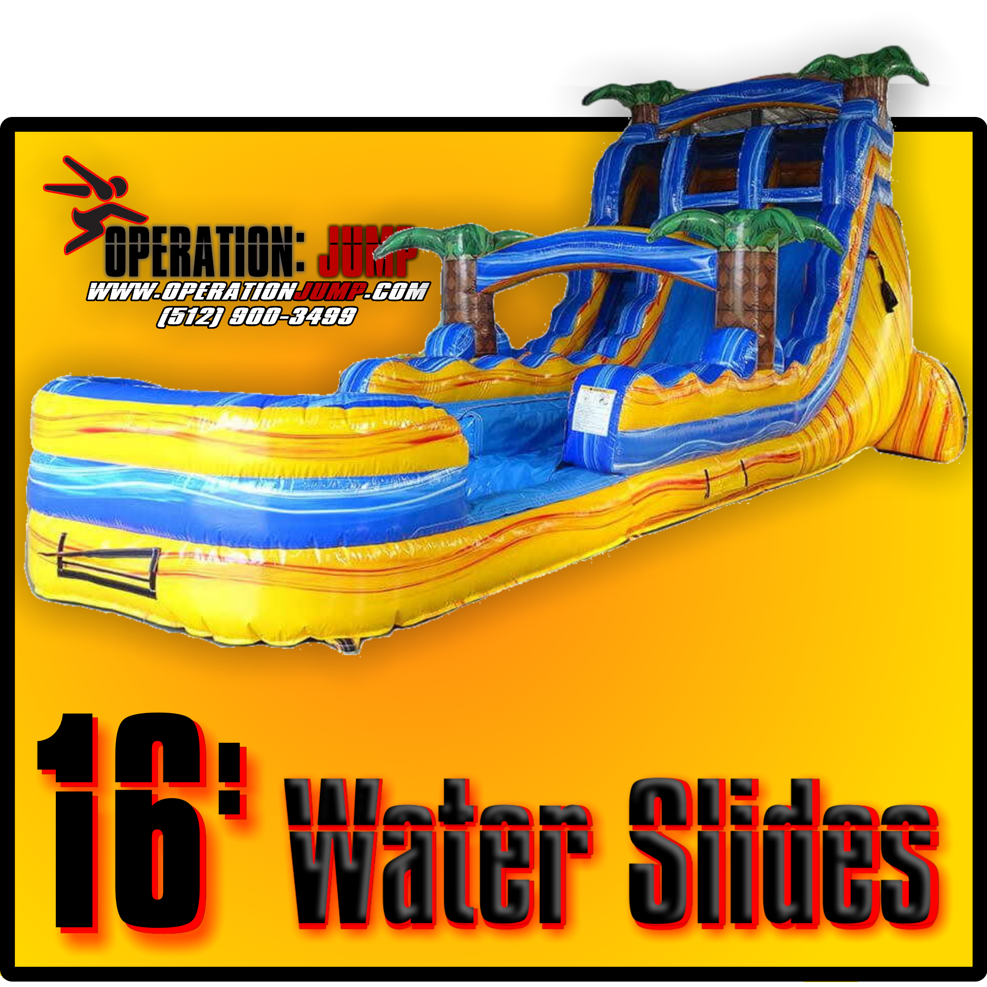 16 Foot Water Slide Rentals
