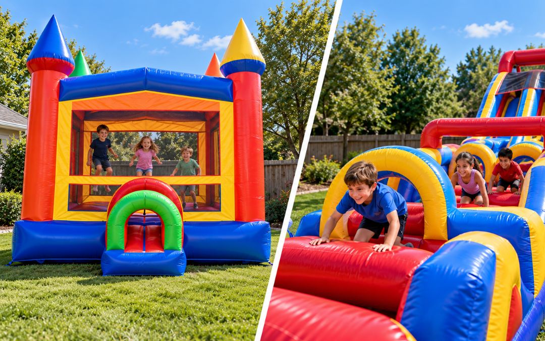 Which Is Best: Bounce House or Obstacle Course?