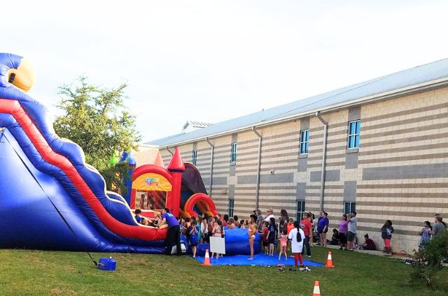Community Event with Water Slide Rentals in Hutto