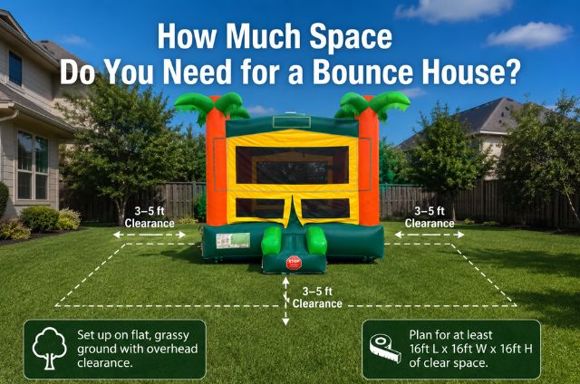 How Much Space Do I Need for Bounce House