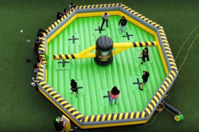Toxic Meltdown Inflatable Carnival Game Rental in Hutto