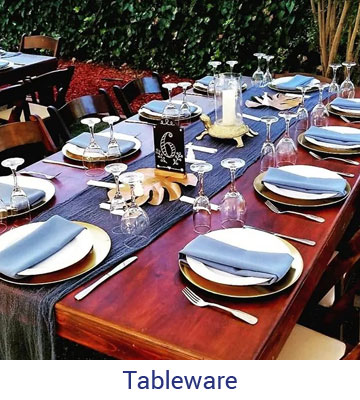 Tableware Rentals