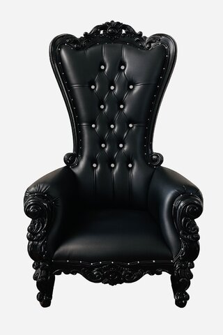 Black Throne Chair