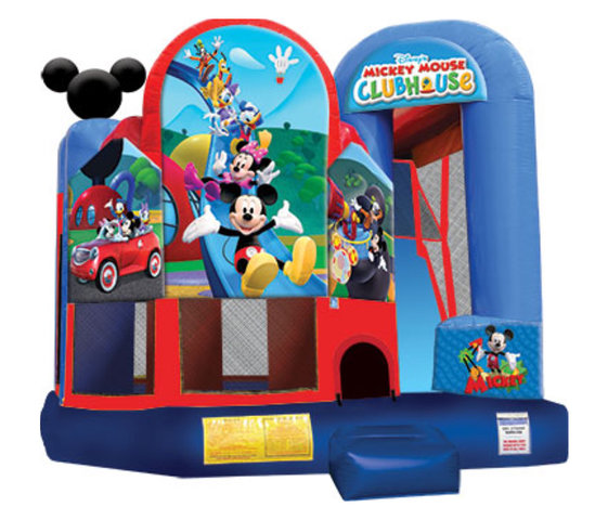 3 In 1 Mickey Mouse Clubhouse Combo Bounce House 