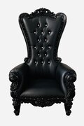 Black Throne Chair