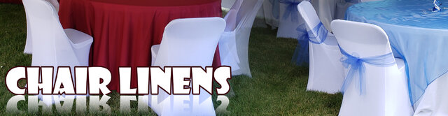Bellas Bouncies Chair Linen Rentals