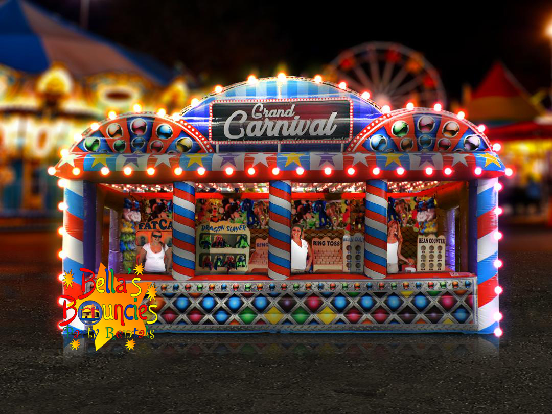 Grand Carnival Booth With Games Bella s Bouncies Grand Carnival 