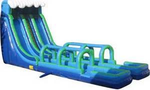 24 Foot Wet Dual Lane Slide