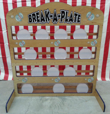 Break A Plate Carnival Game