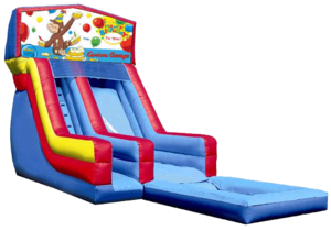 18ft Curious George Modular Slide WET or DRY