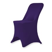 Stretch Folding Chair Cover - Purple