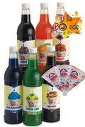Snow Cone Servings (50 cups and 2 25oz bottles of syrup) Only $18