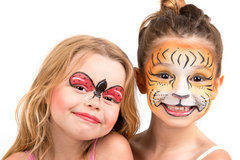 Airbrush Face Paint Glitter Tattoos