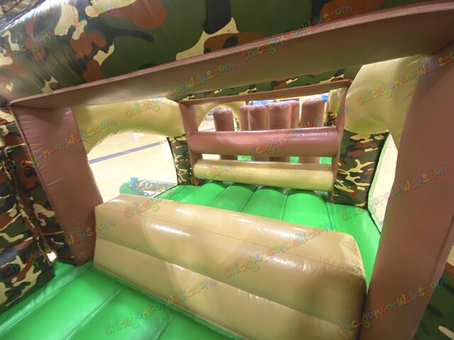 Camo dual lane obstacle course rental Chicago