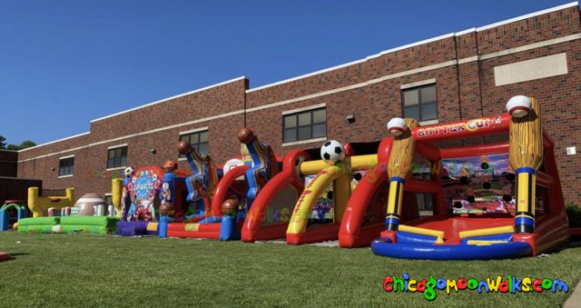 Inflatable game rentals basket ball Chicago IL