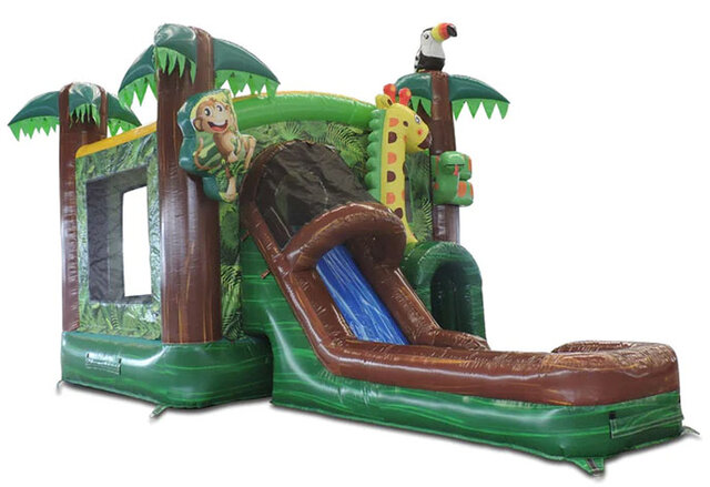 Jungle Combo Bounce House Rental Chicago