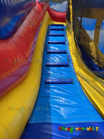 combo inflatable rental Chicago with big slide