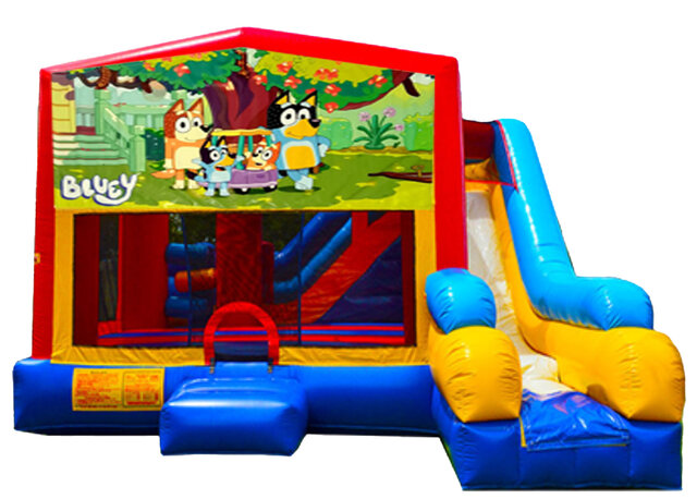Bluey Bounce House Combo Rental Chicago