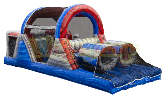 Backyard Obstacle Course Challenge Inflatable Rental Chicago IL