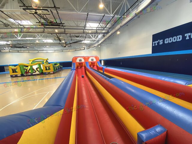 Basketball bungee run inflatable game rental